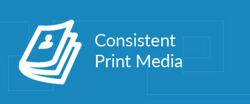 Regular promotion with print media