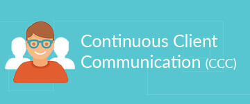 Continuous communication with clients
